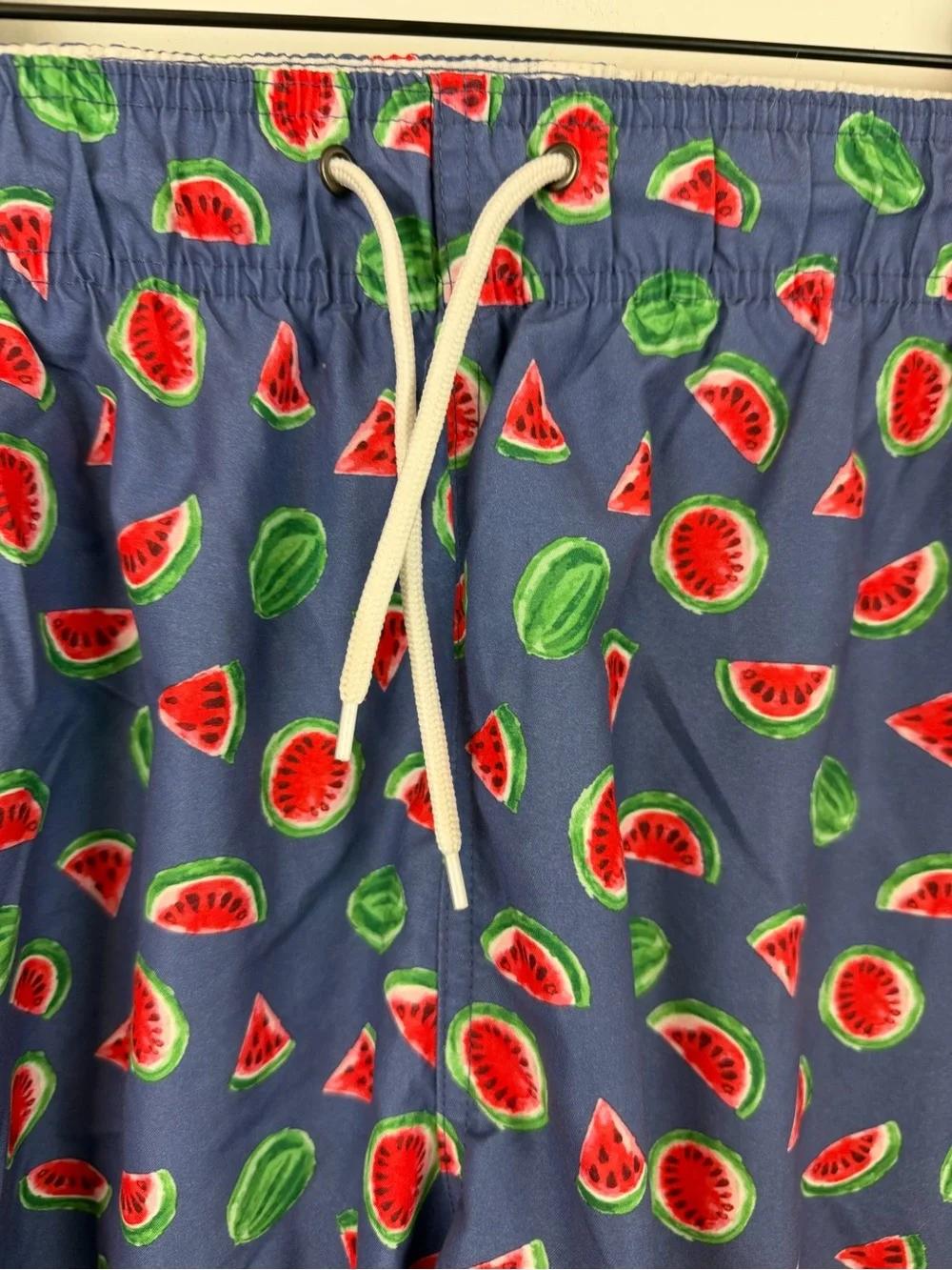 Charleston Threads Watermelon Print Men’s Swim Trunks with Pockets XL